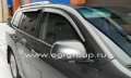 Дефлекторы боковых окон Toyota Highlander 2010-2013 темные, 4 части, EGR Австралия