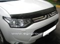 Дефлектор капота Mitsubishi Outlander 2012- темный, EGR Австралия