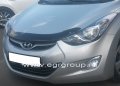 Дефлектор капота Hyundai Elantra 2011-2016 темный, EGR Австралия