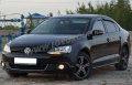 Дефлекторы боковых окон Volkswagen Jetta 2011- темные, 4 части, SIM Россия