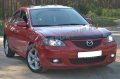 Дефлектор капота Mazda 3 Sedan 2003-2009 темный, SIM Россия