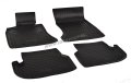 Коврики в салон BMW 5 серия 2013-2016 полиуретановые, черные, Norplast