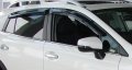 Дефлекторы боковых окон Subaru XV 2017- темные, 4 части, SIM Россия